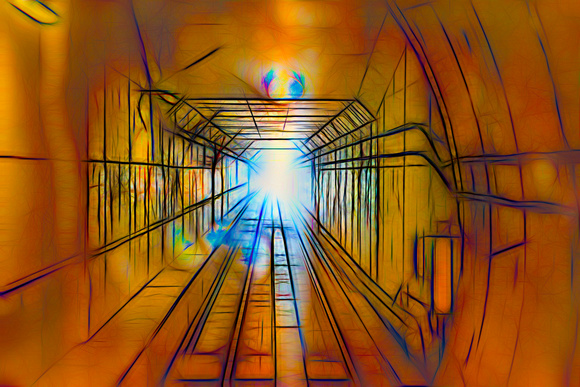 End of Sky Train Tunnel
