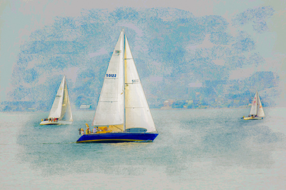 Sailing in English Bay