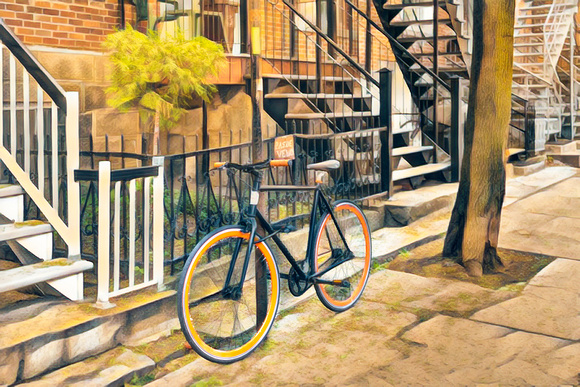 Bicycle on St. Urbain Street