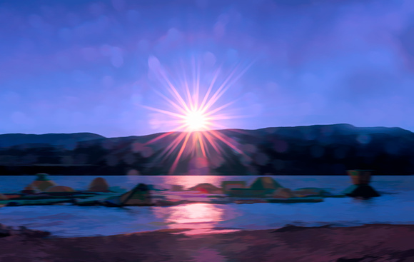 Okanagan Lake Sunset